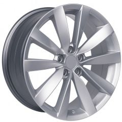 17 İnç 4x100 Yaris Clio i20 Uyumlu Gümüş Jant Takımı