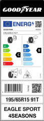 Goodyear 195/65R15 91T Eagle Sport 4 Mevsim Lastiği (2025)