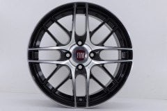 15'' İnç 4X99 Honda-Fiat-Dacia Black Polish  Jant Takım