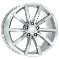 18'' 5x112 Seat Skoda Volkswagen Silver Jant Takım