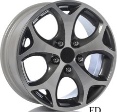 15 İnç 4X108 Ford Kar Tanesi Black Diamond Jant Takım