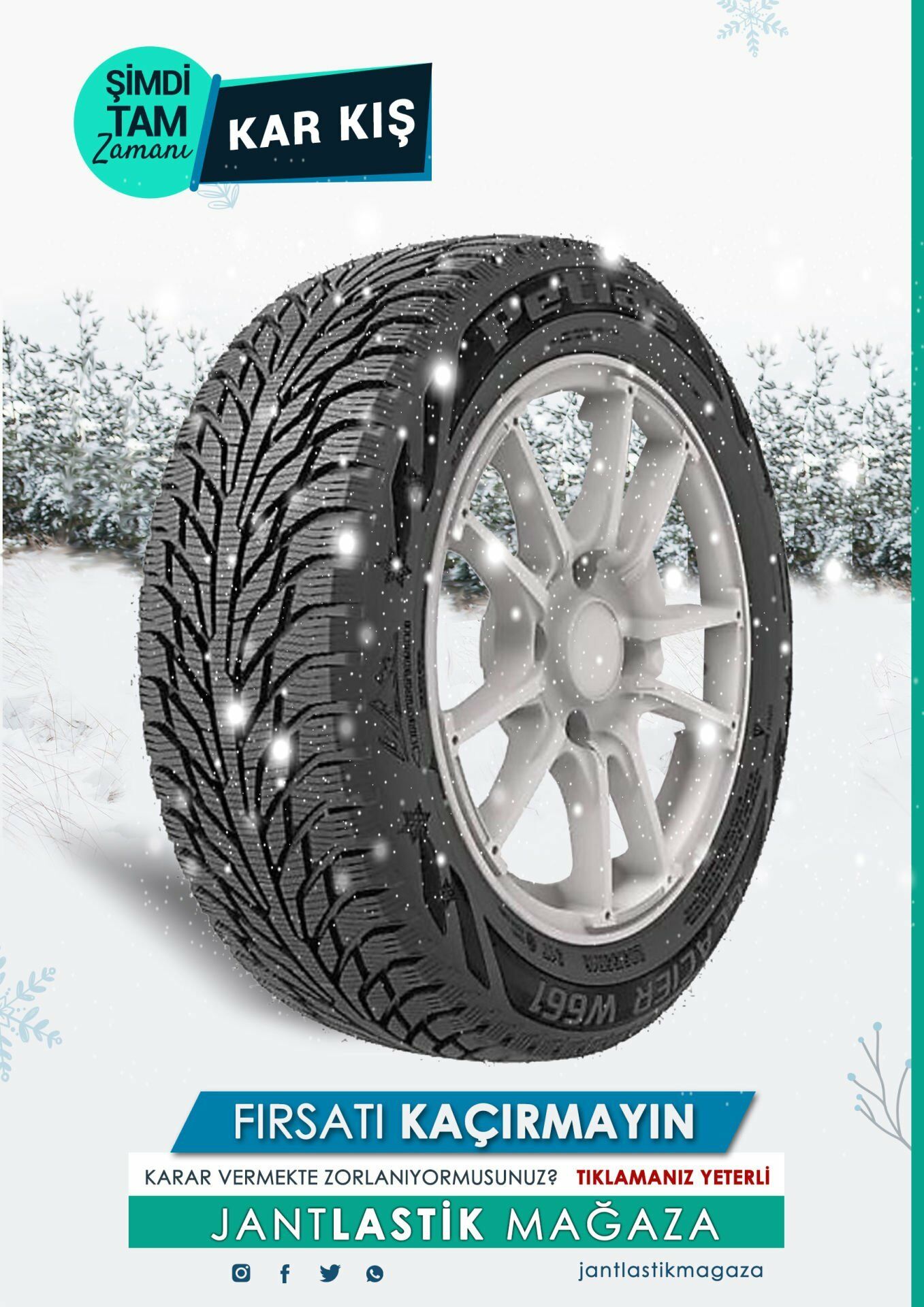 Petlas 205/65R15 94T Glacier W661 Kar