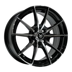 13 İnç 4x100 Black Machıned Jant Takımı // R1 Wheels