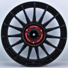 18 İnç 5X108 Ford Peugeot Renault Volvo Supersport Matt Black Jant Takım