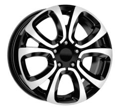 16 İnç 5X98 Fiat Egea Doblo Fiorino Black Diamond Jant Takım