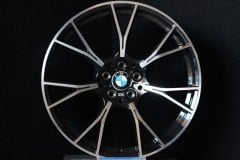 20'' İnç 5X112 20X8.5-9.5 Et35/40 66.6 Bmw G20-G30 Black Machined  Jant Takım