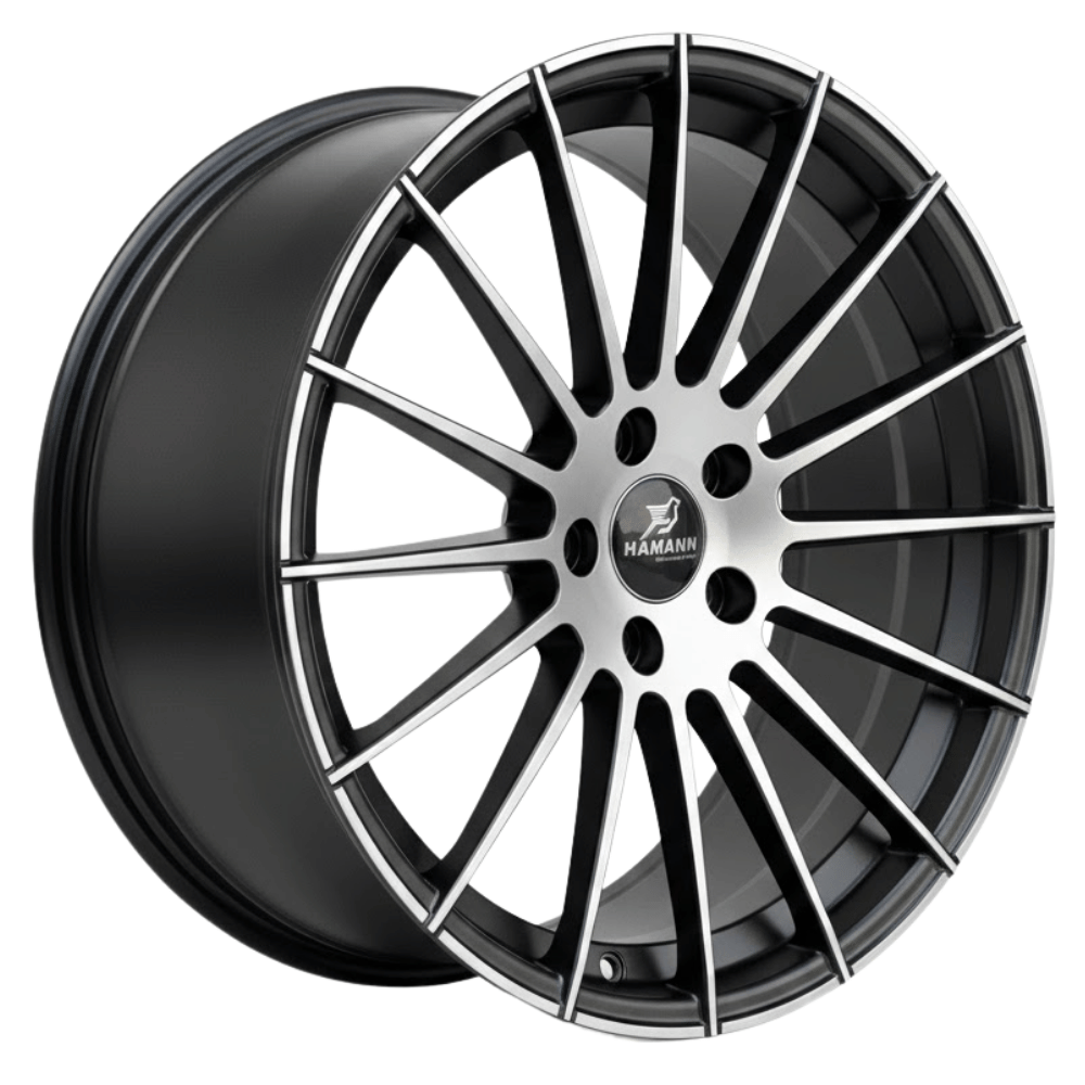 20 İnç 5X120 BMW Lexus Land Rover Uyumlu Hyper Black Çift Aplikasyon Jant Takımı
