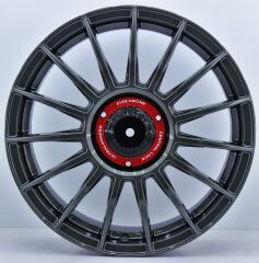 18 İnç 5X100 Seat Skoda Volkswagen Supersport Gun Metal Jant Takım