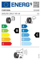Funtoma 205/55R17 95W Reinf Roadfun 2025 Yaz Lastiği