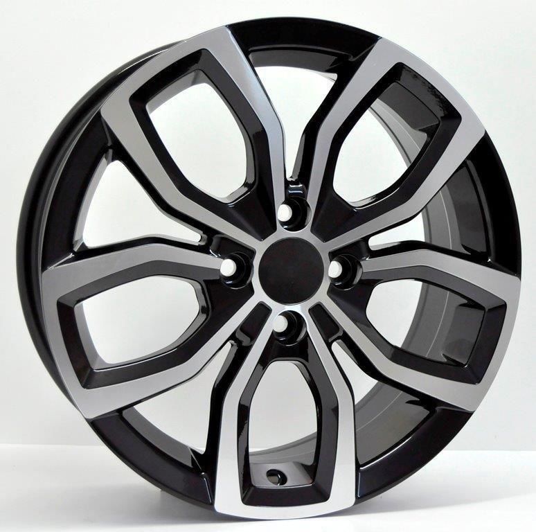 16 İnç 5X114.3 Toyota Renault Honda Hyundai 16*6.5 ET44 67.2 Black Diamond Jant Takım