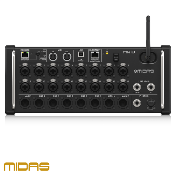 MR18 18 Kanal Digital Mixer