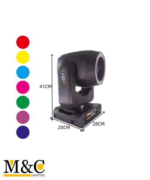 Beam 10W RGB 2 Plastic Boxes Laser