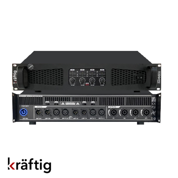 KD4400 4x600 Watt Power Amfi