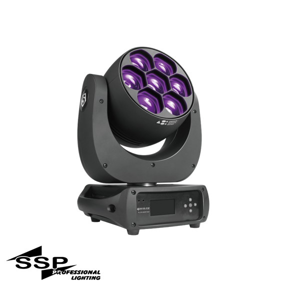 SS9361XEH PLUTO 2000XE HEX LED MOVING HEAD ZOOM WASH