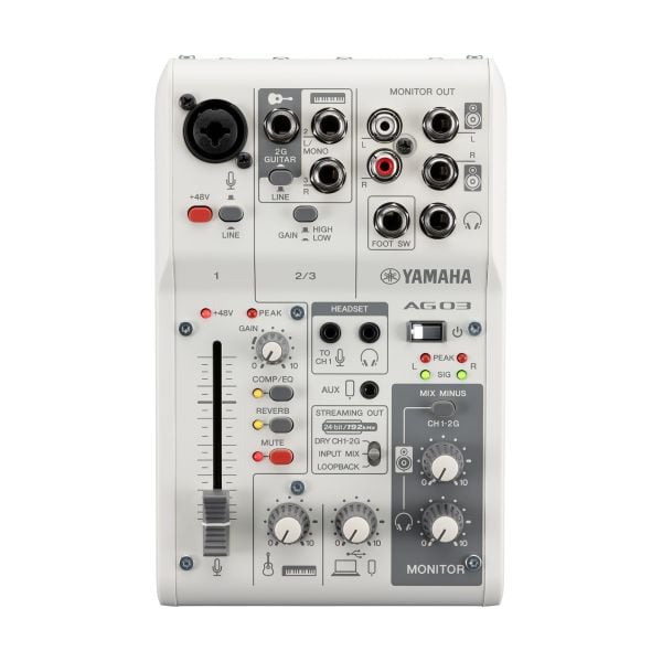 AG03MK2 W 3 Kanal Analog Canlı Yayın Mixeri