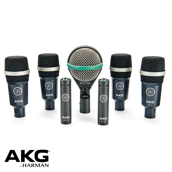 Akg drum on sale mic set