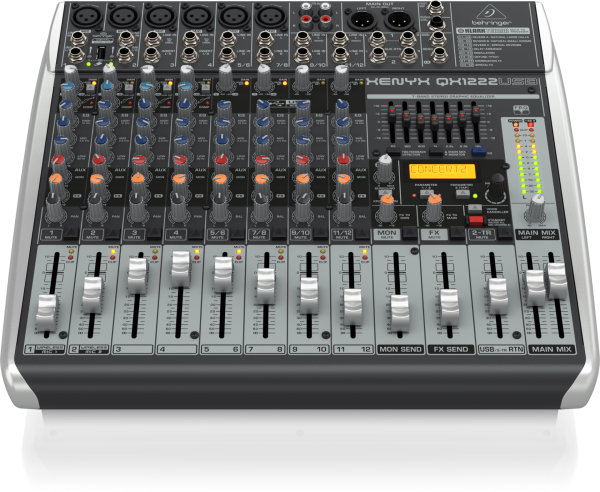 XENYX QX1222 USB 16 Kanal Anolog Mixer