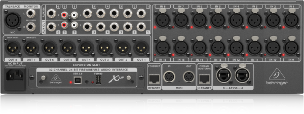 X32 Rack 40 Kanal Digital Rack Mixer