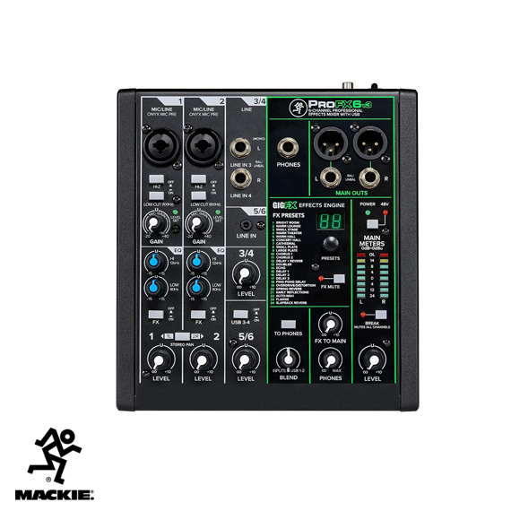 PROFX 6 V3 6 Kanal Anolog Mixer