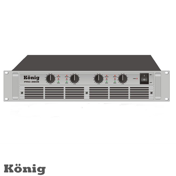 PRO3608 4x800 Watt Power Amfi