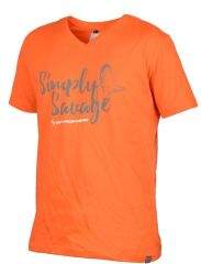 Savage gear Simply  Savage V-neck Tee Grey T-Shirt