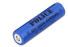 Police 18650 3.7V 4000 mAh Akım Korumalı Şarjlı Li-ion Pil