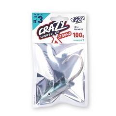 Crazy Sandeel CSE220x Strong CSE540 100gr Blue Nacre Jighead