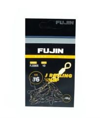 Fujin J Rolling Snap Bilyalı Kilitli Klips Black Nickel