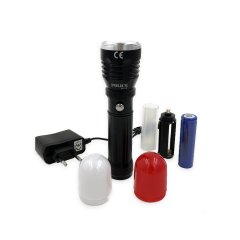 Police PS-22 El Feneri Kit Pil+Şarj+magnet Pro Led Işık