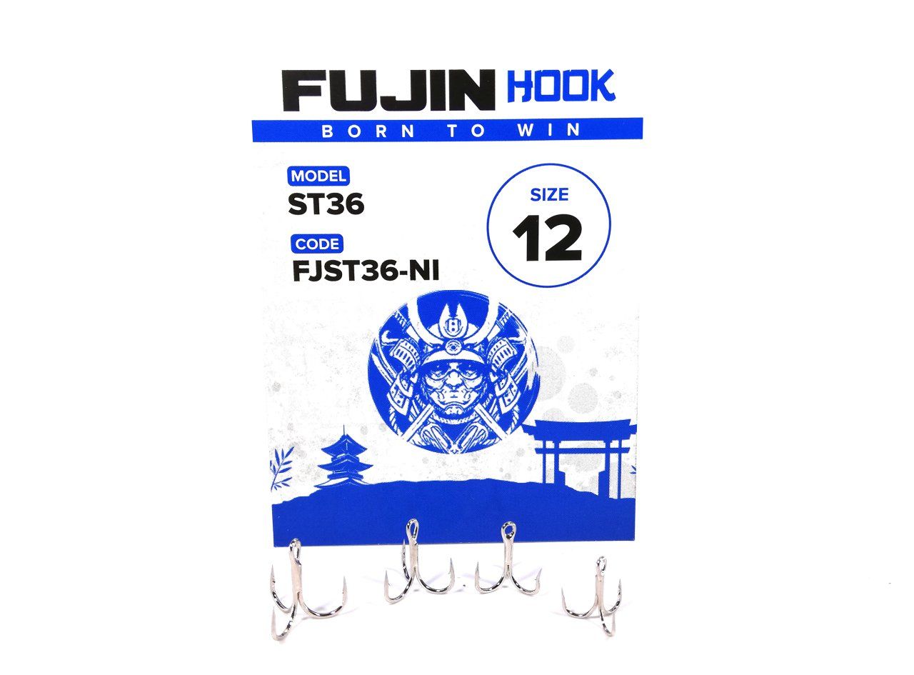 Fujin ST36 Üçlü Maket Balık iğnesi Nickel