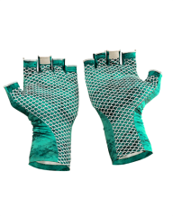 Fujin Pro Angler Summer Gloves Green