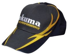 Okuma Gray Cotton Cap With Fire Pattern