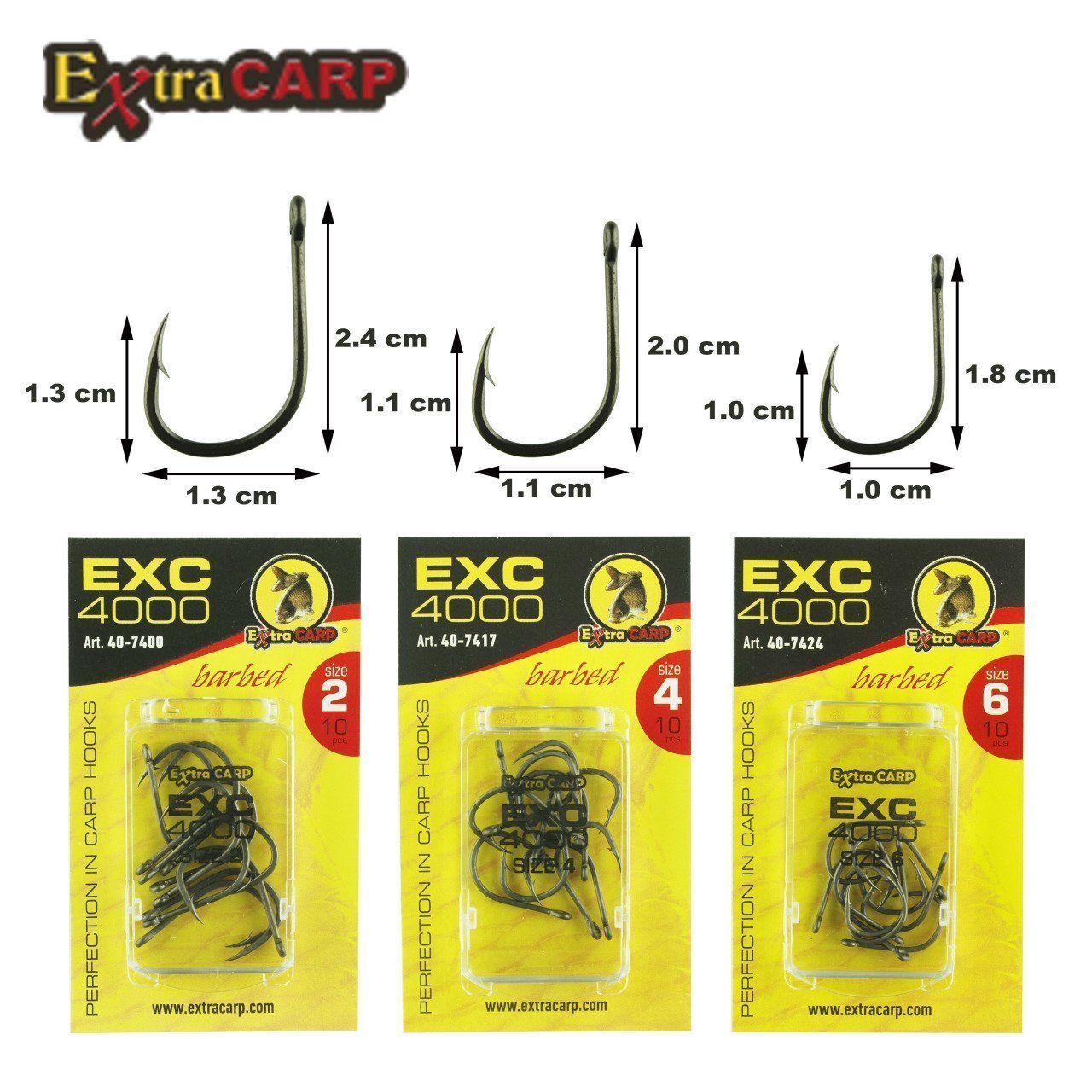 Extra Carp Hooks Exc 4000 (sazan iğnesi)
