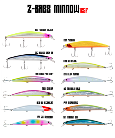 Fujin Z-Bass Minnow 125F 21gr Maket Balık