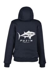 Fujin Tuna Hoodie Black Sweatshirt Kadın