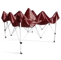 3x3 Katlanabilir Çardak Gazebo Stand Çadırı BORDO RENK