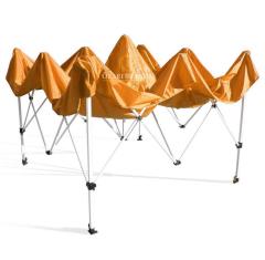 3x3 Katlanabilir Çardak Gazebo Stand Çadırı TURUNCU RENK