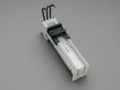 kablolu bara adaptörü 25 A 1 ayarlanabilir montaj rayı 45 x 200, AWG 12 (4 mm²) ile