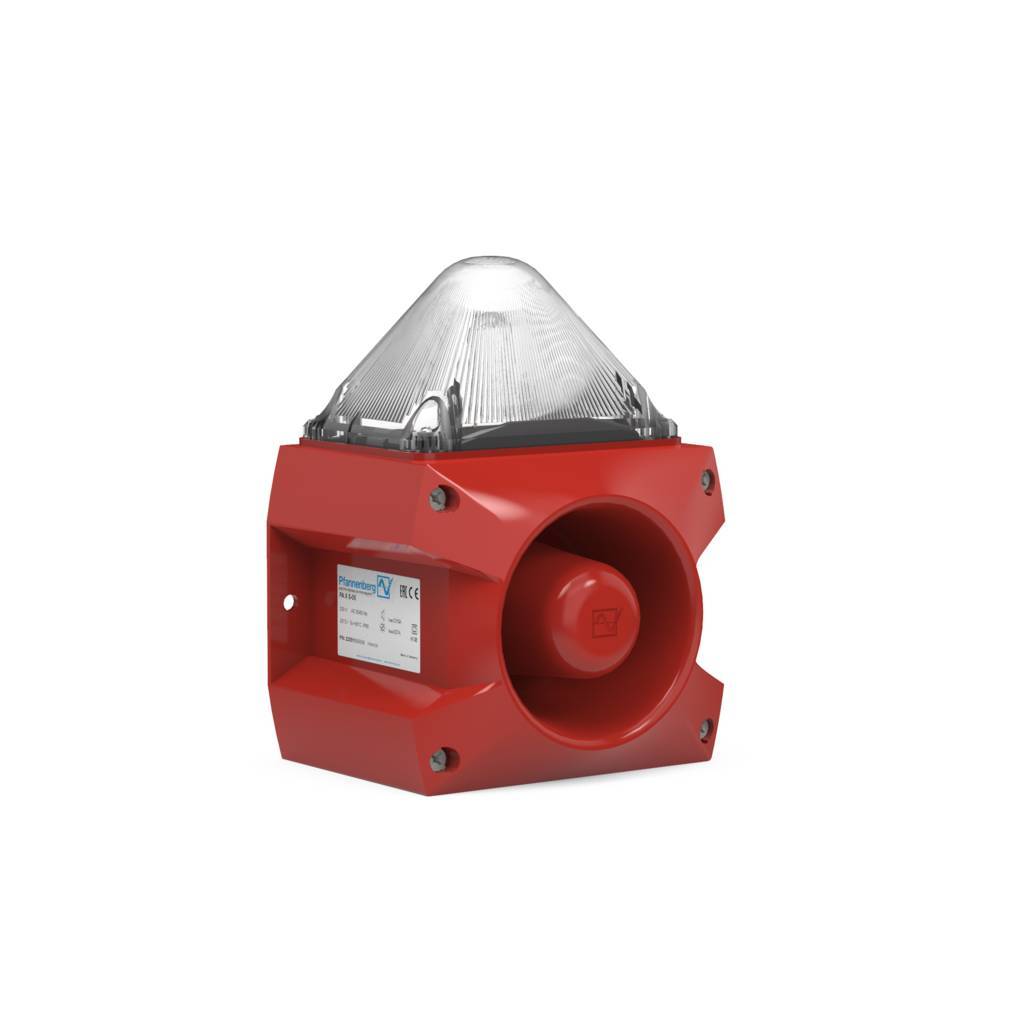 PAX 5-05 24Vdc,Red Flashing Sounder 105dB