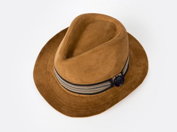 Tan Nubuck Cowboy Hat