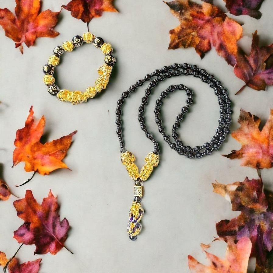 FENG SHUİ KOLYE BİLEKLİK SET