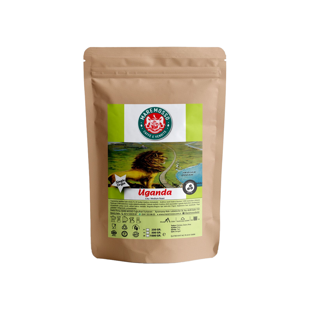 Uganda Bugisu AA Yöresel Filtre Kahve 250 Gr.