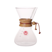 4 CUP CHEMEX TİPİ CAM KAHVE DEMLEME EKİPMANI 600 ML