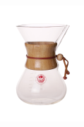 CHEMEX TİPİ 6 CUP CAM KAHVE DEMLEME SETİ + CHEMEX KAĞIDI VE KAHVE HEDİYELİ