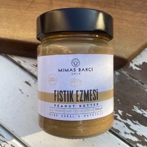 %100 Fıstık Ezmesi Ata Tohumu, İlave Yağ İçermez, 280gr Şekersiz,Katkısız