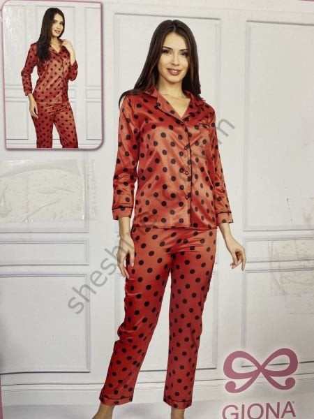 Giona Collection Alya Saten Pijama Takımı