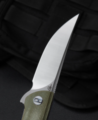 BESTECH SWIFT BG30A-1: Yeşil Micarta Sap 3,54'' D2 Bıçak