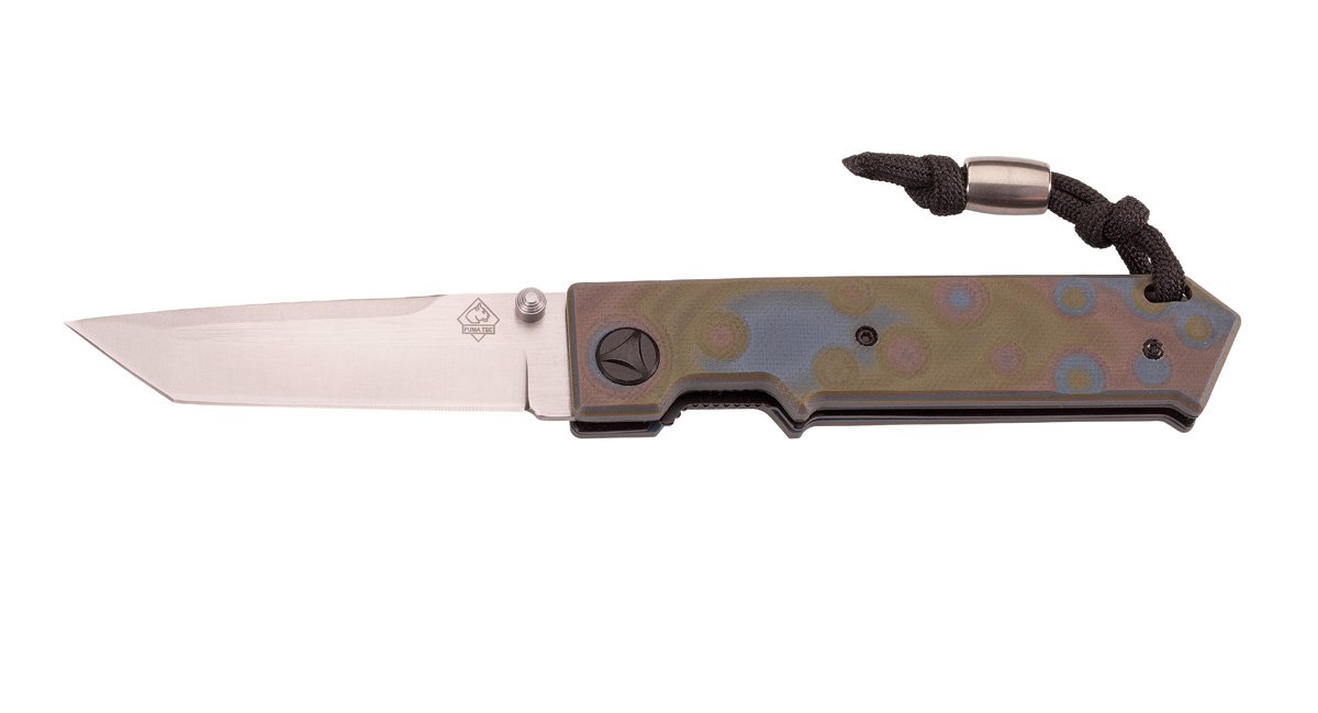 PUMA TEC One-Hand Knife, G10 Blue Brown