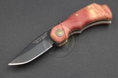 Stabilize Mapple Burl Ağacı Sap Kuyruk Milli Bushcraft Namlu Mini Çakı