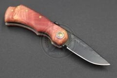 Stabilize Mapple Burl Ağacı Sap Kuyruk Milli Bushcraft Namlu Mini Çakı